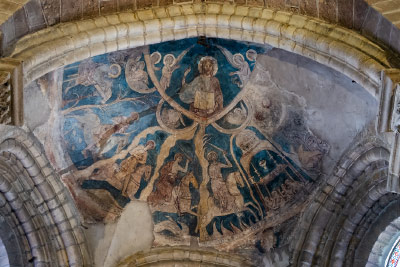 Fresque de la chapelle Saint-Jean-Baptiste de la basilique Saint-Julien de Brioude