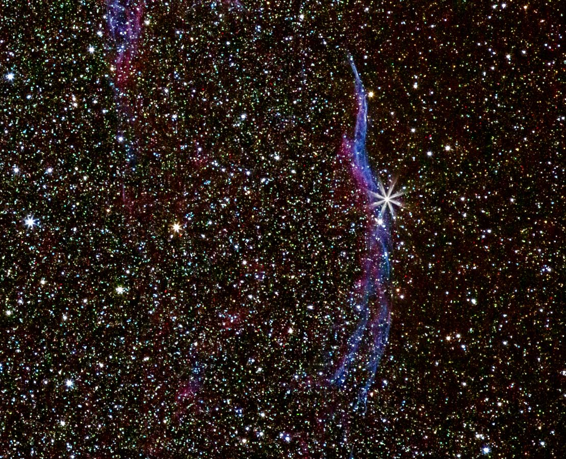 NGC 6960 et 52 Cygni - Dentelles du Cygne