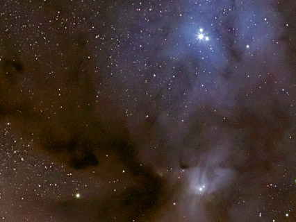 Détail de la région Rho Ophiuchi