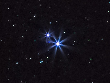 étoiles doubles Mizar et Alcor dans la Grande Ourse