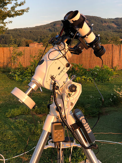 Pentax 645Z + lunette TS60 + Lacerta MGen II sur monture Skywatcher AZ-EQ6