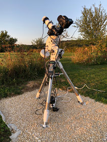 Monture Skywatcher AZ-EQ 6 + Pentax 645Z + 75mm f2,8