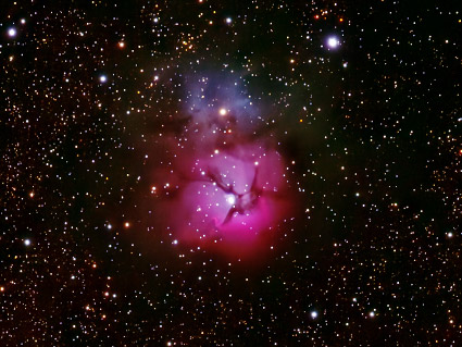Nébuleuse Trifide -M20 - dans la constellation du Sagittaire