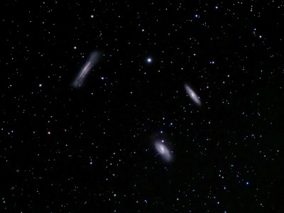 Trio de galaxies du Lion : M65, M66 et NGC3628