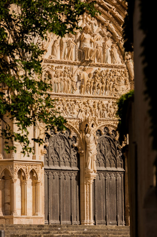 Portail central de la cathédrale de Bourges