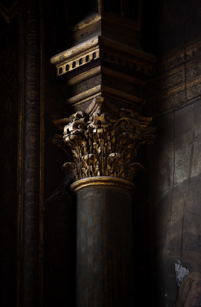 Chapiteau corinthien de l'église Saint-Eustache à Paris