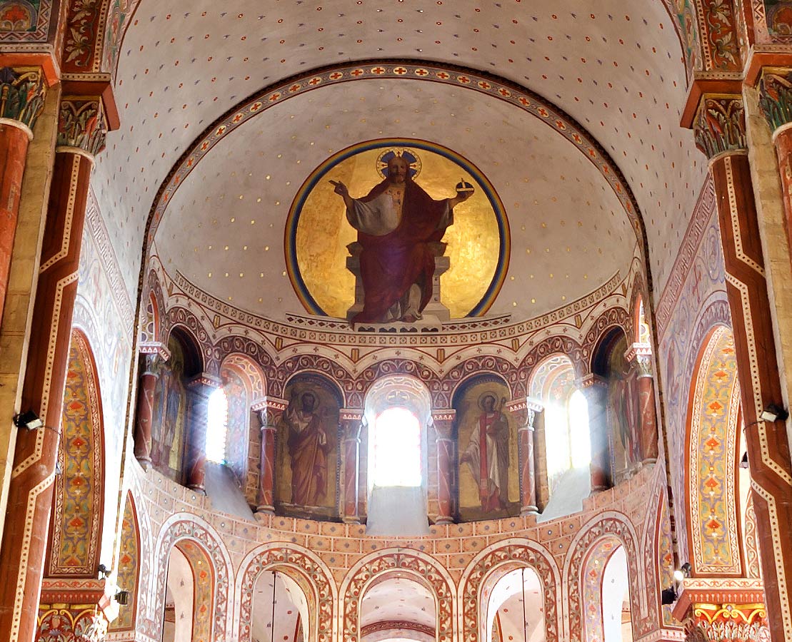 Christ en Majesté du chœur de l'abbatiale Saint-Austremoine d'Issoire