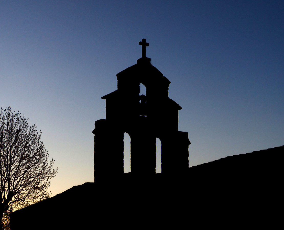 Clocher de la chapelle Saint-Roch-de-Montbonnet, Bains, Haute-Loire 