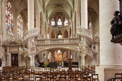 Jubé de l'église Saint-Etienne-du-Mont à Paris