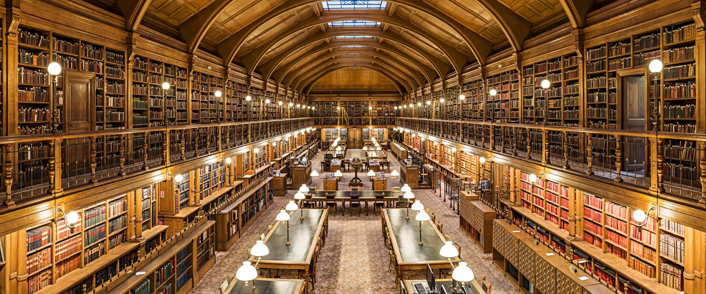 La bibliothèque de L'Hôtel de Ville de Paris