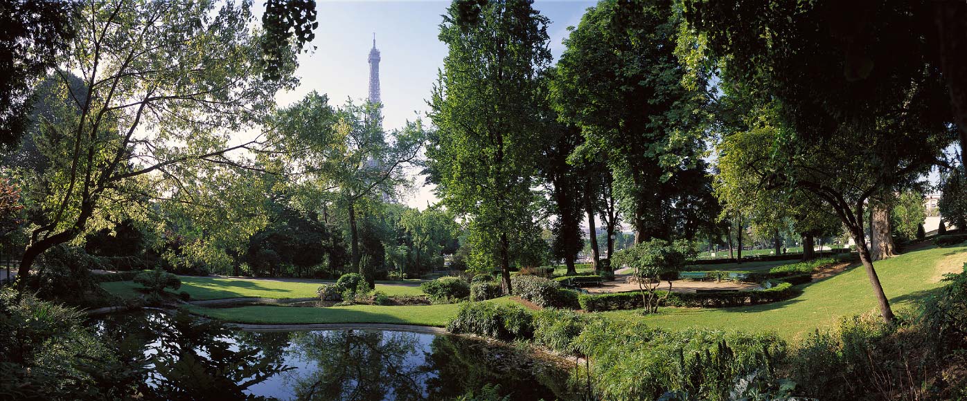 La tour Eiffel depuis les jardins du Trocadéro - photo de la Tour Eiffel