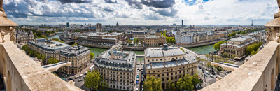 Panorama de Paris sud depuis la tour Saint-Jacques