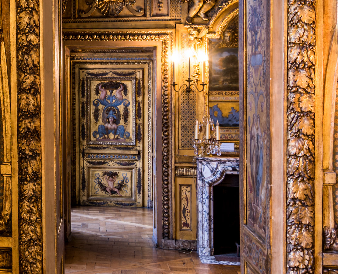 Détails sur les salons de l'Hôtel de Lauzun, Paris