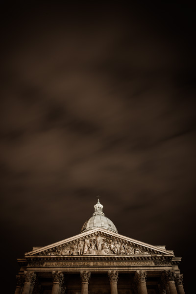 Fronton et Dôme du Panthéon de Paris