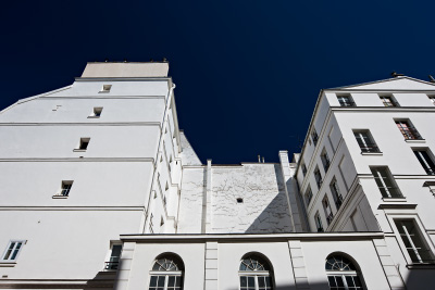 Façades d'immeubles blancs, Paris VI