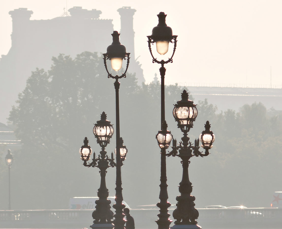 Lampadaires du pont Alexandre III