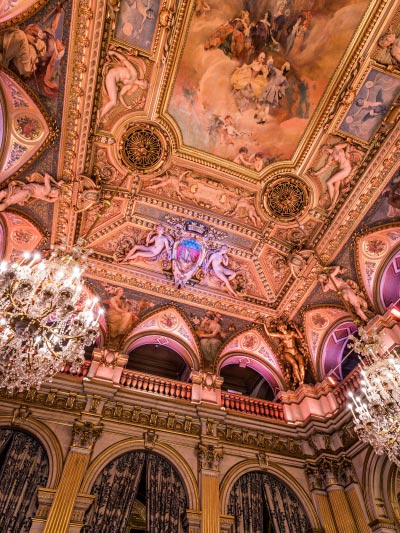 Plafond de la salle des fêtes de l'Hôtel de Ville de Paris - Photo de l'Hôtel de Ville de PAris