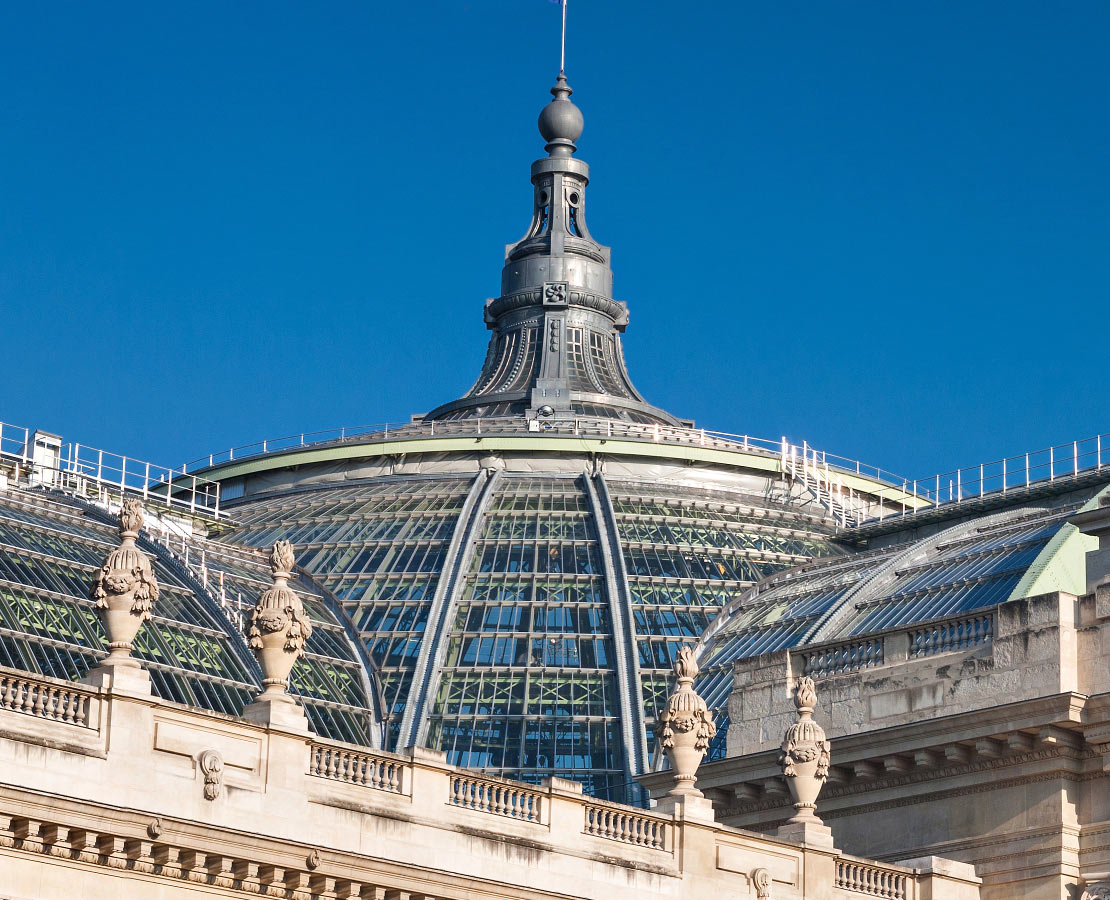 Détail de la verrière du Grand Palais, Paris