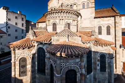 Les chapelles du chevet de Notre-Dame du Port à Clermont-Ferrand