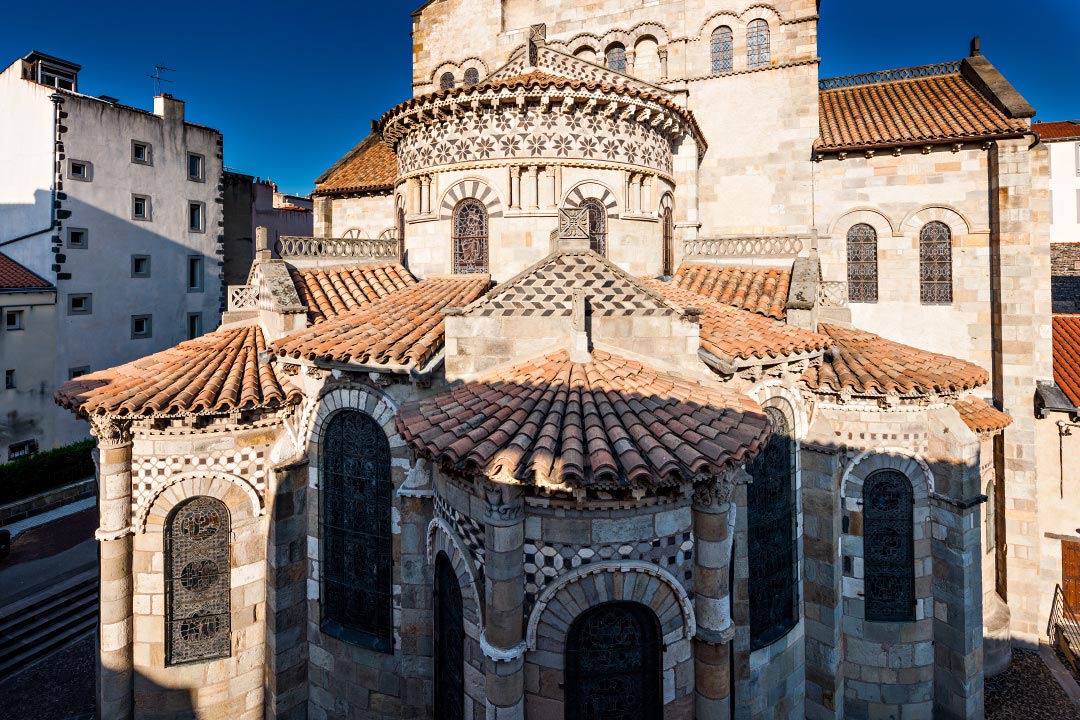 Chapelles du chevet de l'église Notre-Dame-du-Port de Clermont-Ferrand