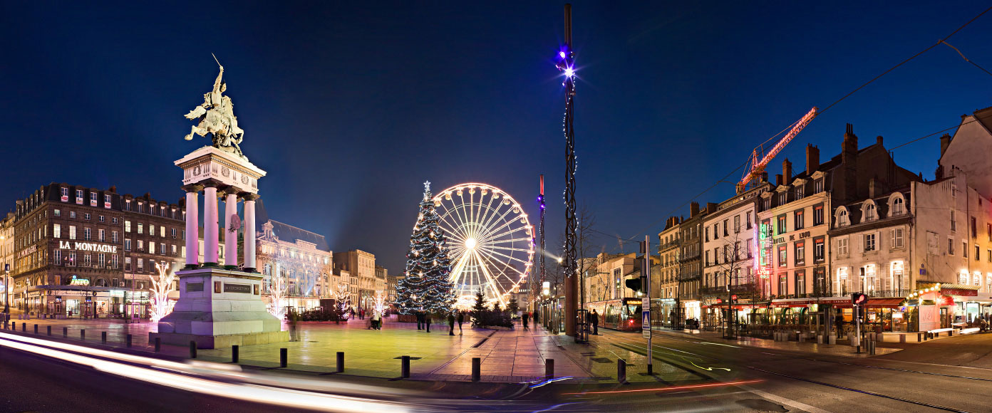 Place de Jaude à Noël Clermont-Ferrand