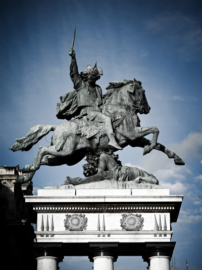 Statue de Vercingétorix de la place de Jaude à Clermont-Ferrand