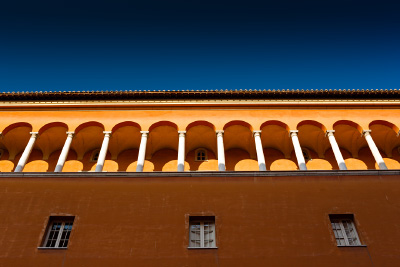 façade du palais della Sapienza, Rome