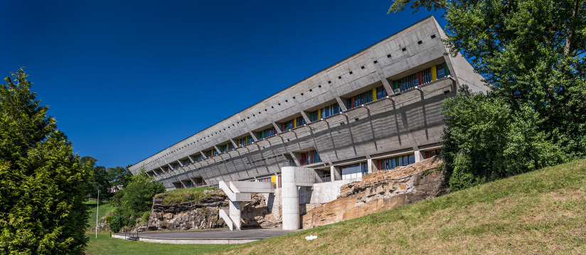 Maison de la culture Le Corbusier à Firminy-Vert près de Saint-Etienne