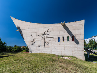 Maison de la culture Le Corbusier à Firminy-Vert près de Saint-Etienne