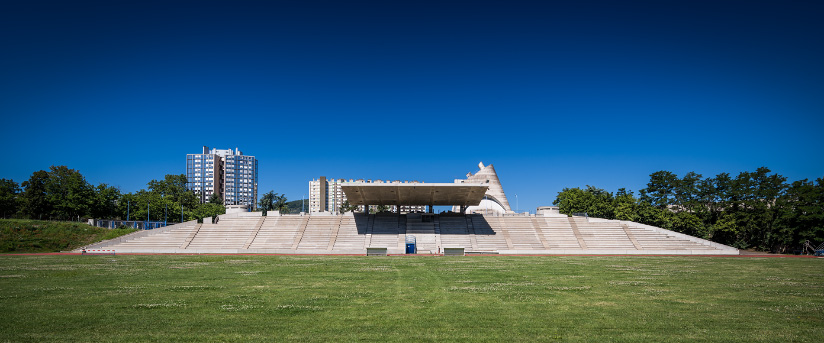 Stade Le Corbusier à Firminy-Vert 