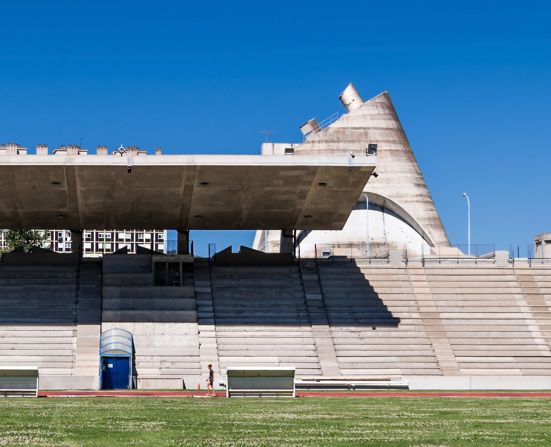 Stade et église Saint-Pierre Le Corbusier à Firminy-Vert